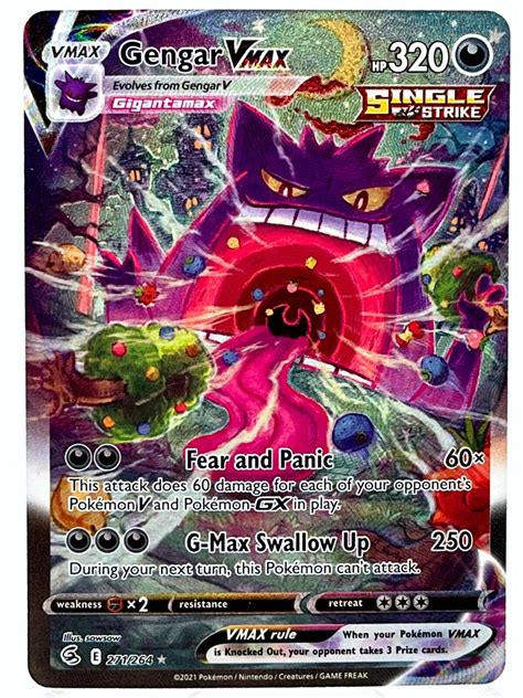 Pokemon Gengar Vmax Alternate Art Secret Ugel01ep Gob Pe