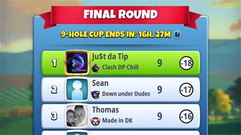 Golf Clash Hole 9 Albatross Rookie Division Final Round North