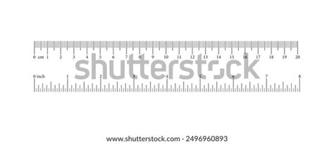 mm measuring chart scale stock vectors  vector art shutterstock