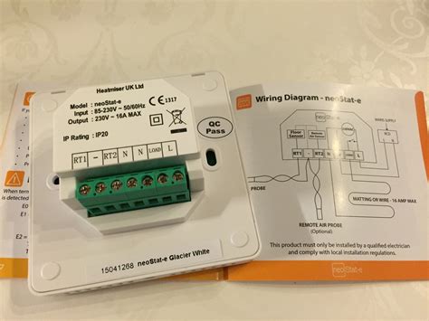 Heatmiser Neo Wiring Diagram