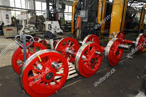 Wheel Axles Historic Steam Locomotive Workshop Editorial Stock Photo ...