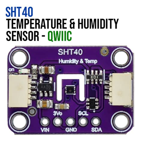 Sht Temperature Humidity Sensor Qwiic Micro Robotics