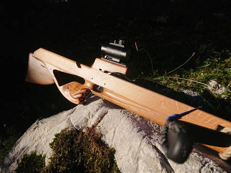 Crossbow Full Wood Oak For Practice Display Etsy