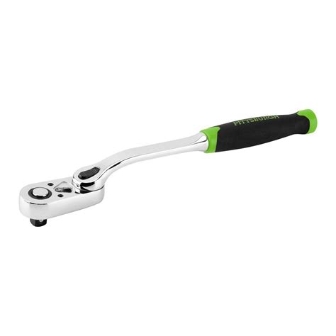 In Drive Professional Swivel Head Ratchet With Comfort Grip