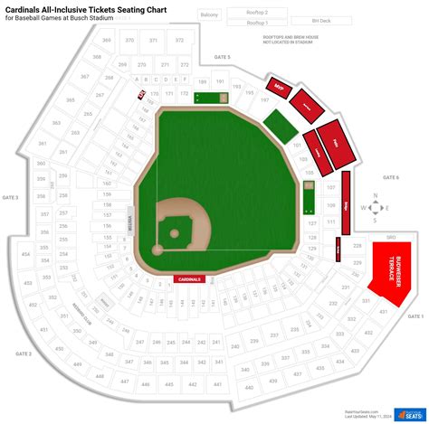 Busch Stadium Seating Chart Gates Two Birds Home