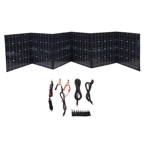 Qiilu Sac Pliant Pour Panneau Solaire Kit De Panneau Solaire Portable 300w 36v Chargeur Pliant