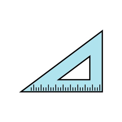 Icono De Geometría Ilustración Vectorial Icono De Color Lineal De