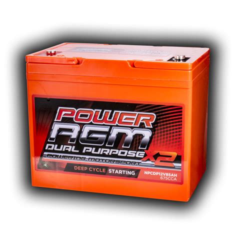 85ah Amp Hour Battery Agm Sla 12 Volt 12v Deep Cycle Dual Purpose Under Bonnet