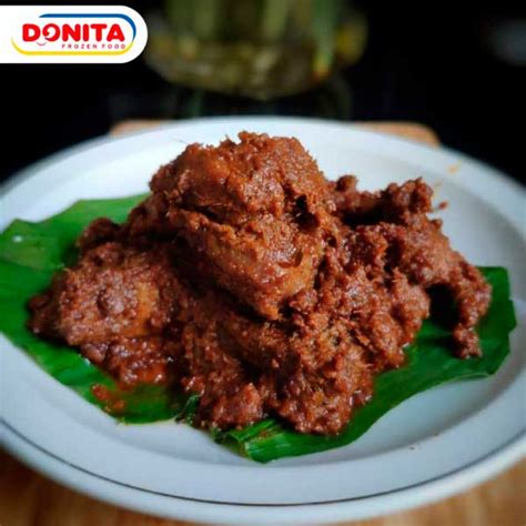 Rendang Minang 250 Gr Rendang Minang Daging Sapi Frozen