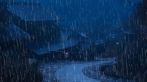 Barulho De Chuva Para Dormir E Relaxar Som De Chuva No Telhado Vento