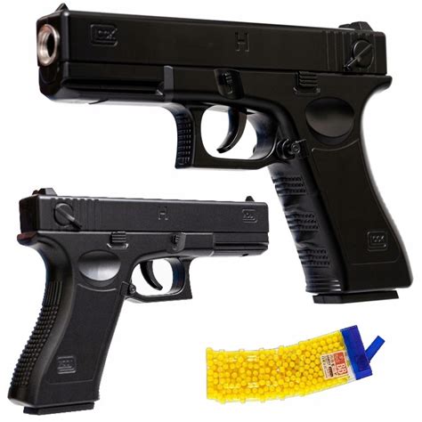 Metalowy Pistolet Na Kulki Plastikowe Replika Imitacja Glock C