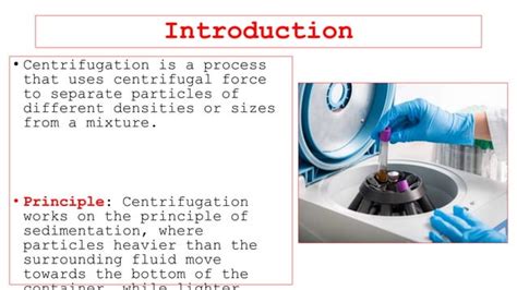 Centrifugation And Its Types Biological Techniques Ppt