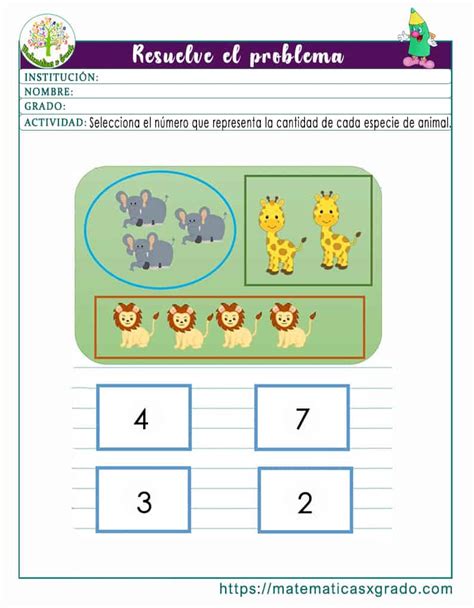 Ejercicios De Matemáticas Para Primer Grado De Primaria