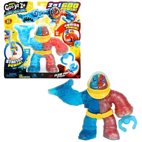 Buy Heroes Of Goo Jit Zu Deep Goo Sea Tyro Double Goo Pack Stretchy