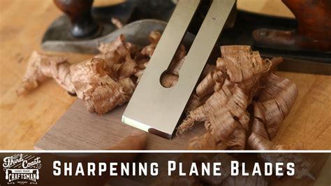 How To Sharpen Plane Blades By Hand Youtube