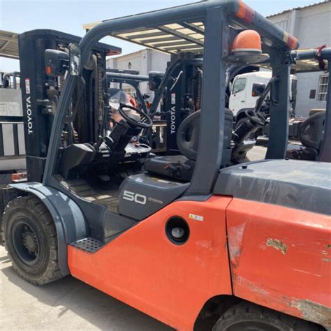 Toyota Diesel Forklift 5 Ton Model 8fd50n Year 2017