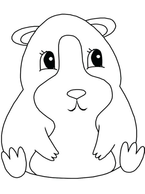 Realistic Guinea Pig Coloring Pages at GetColorings.com | Free ...