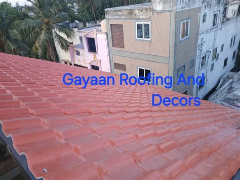 Frp Color Coated Upvc Tile Profile Roofing Work Thickness Of Sheet 2 3mm At Rs 240 Sq Ft In