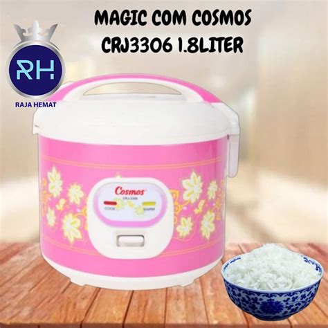 Jual COSMOS RICE COOKER CRJ 3306 1 8L MAGIC COSMOS Shopee Indonesia