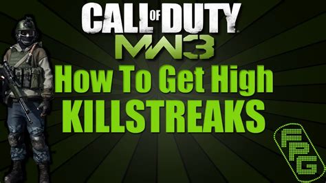 How To Get High Killstreaks In Mw3 Commentarygameplay Youtube