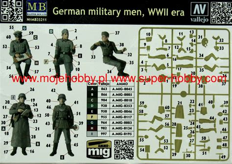 German Military Men Wwii Era Master Box