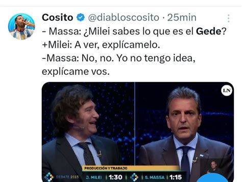 Qu Es El Gde La Pregunta De Sergio Massa Que Javier Milei No Supo