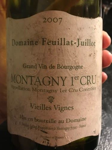 Domaine Feuillat Juillot Vieilles Vignes Montagny Er Cru Vivino Us