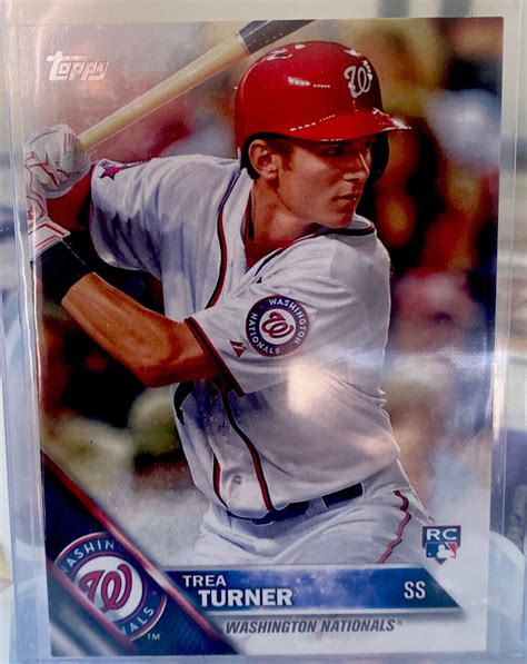 Topps Trea Turner Rc Rookie Card Ebay