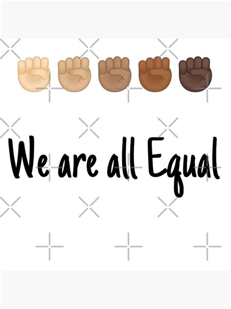 We Are All Equal Canvas Print For Sale By Aya Shams Redbubble