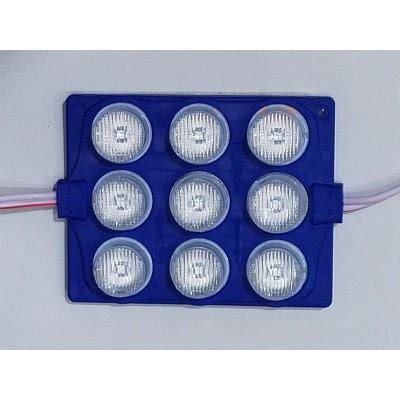 Jual LAMPU LED STRIP MODUL 9 MATA BESAR SMD 7560 3030 12V 12 VOLT 9WATT