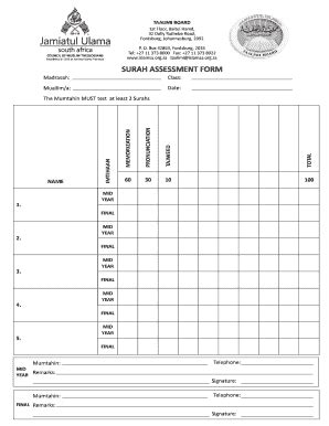 Fillable Online Assessment Forms Cdr Fax Email Print PdfFiller