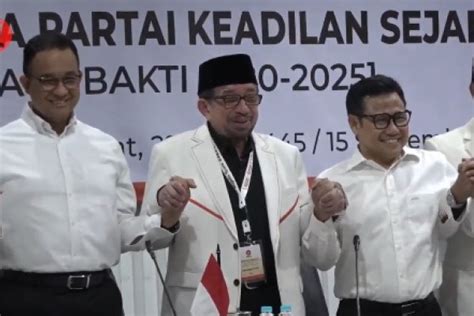 PKS Resmi Usung Pasangan Anies Muhaimin Di Pilpres 2024 ANTARA News