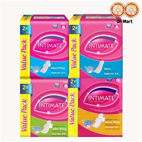 Intimate Sanitary Pad Value Pack 2 X 16 Pads Day Use Slim Wing Maxi