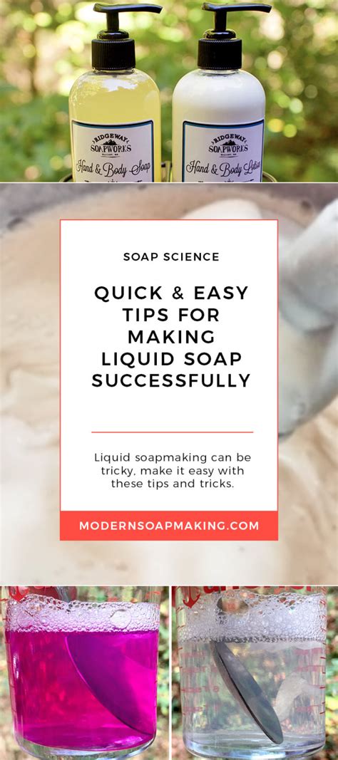 Easy And Quick Tips For Making Liquid Soap Successfully