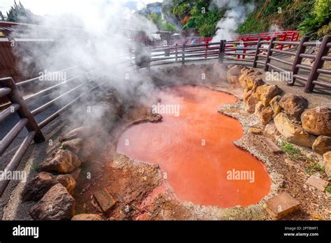 Beppu Japan Nov Kamado Jigoku Hot Spring In Beppu Oita The Town Is Famous For Its