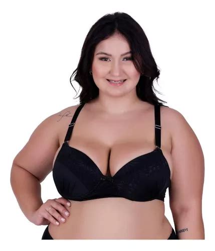 Sutiã Reforçado Bojo Plus Size Moda Feminina Lingerie Parcelamento sem juros