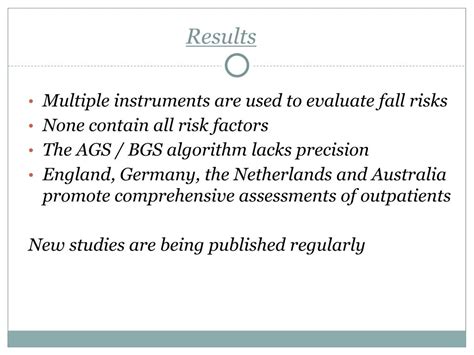 Ppt Falling In Older Adults Evidence Best Practices And Management