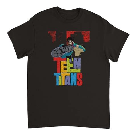 Robin Teen Titans Shirt Etsy