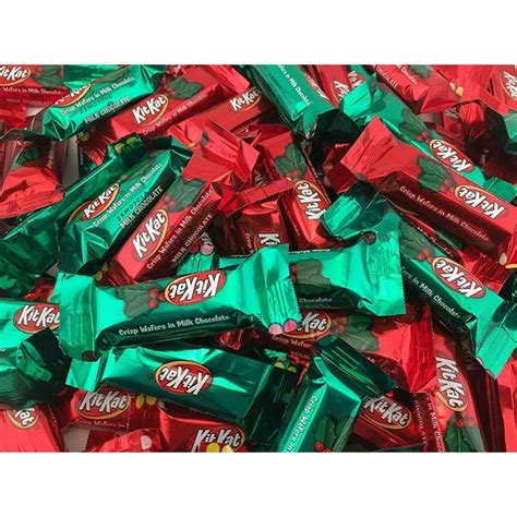 Kit Kat Miniatures 2 Pack Milk Chocolate Crisp Wafers Red Green