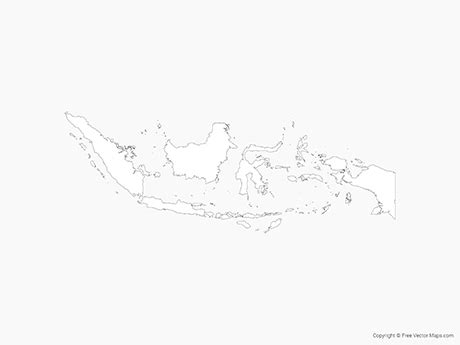 Peta Indonesia Outline This Printable Outline Map Of Indonesia Is Images