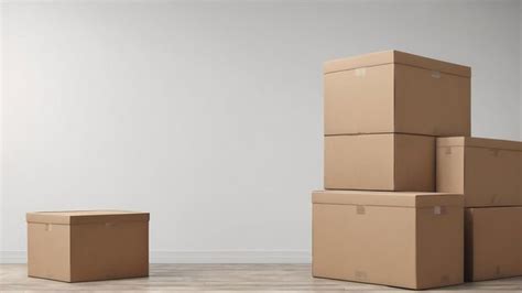 Premium Ai Image Three Cardboard Boxes On White Background