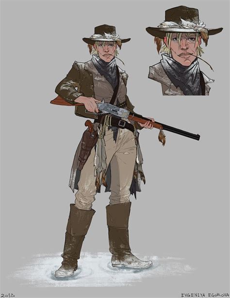 Evgeniya Egorovas Submission On Wild West Character Design