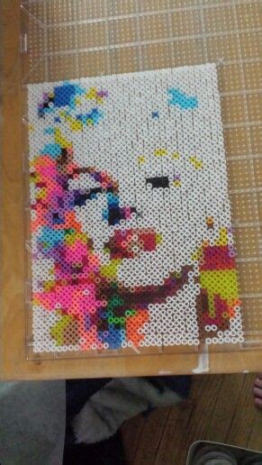 Marilyn Monroe Perler Bead Portrait Hama Beads Patterns Perler Beads