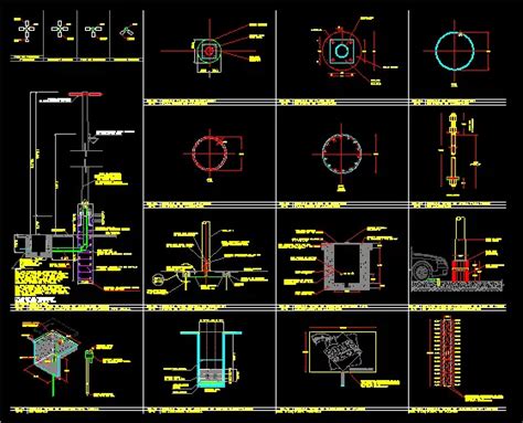 Plano De Detalles Electricos En Autocad Librer A Cad