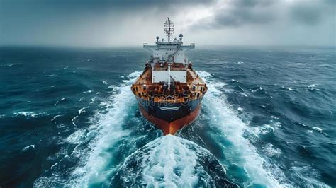 Navigating Rough Seas Oil Tanker Adhering To International Regulations