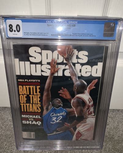 Michael Jordan Sports Illustrated Cgc Newsstand No Label Low