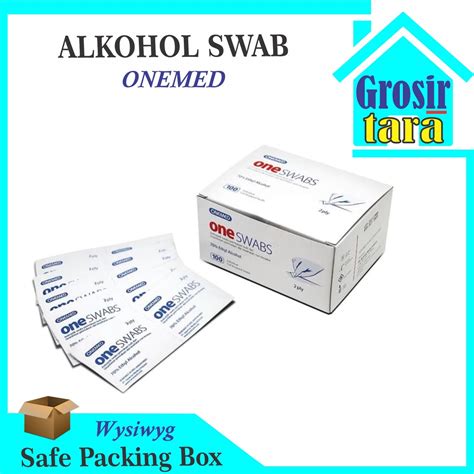 Jual Alkohol Swab Onemed Isi Pcs Alcohol Swabs Tissue Pcs Tisu