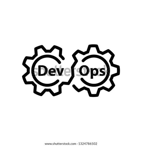 Devops Icon Vector Stock Vector (Royalty Free) 1324786502