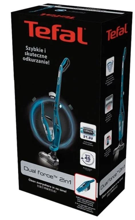 ODKURZACZ BEZPRZEWODOWY TEFAL TY6751 2w1 8447389536 Oficjalne