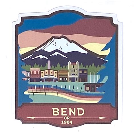 Bend, Oregon - 2.5" Vinyl Sticker – Landmarks Unlimited